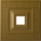 Ekena Millwork Eris Ceiling Medallion (Fits Canopies up to 9 7/8"), 18"W x 18"H x 3 1/2"ID x 1 1/8"P, Gold CM18ERGLS - alternate 1